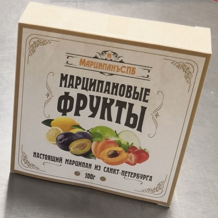 Набор конфет "Марципановые фрукты" - Марципановый дворик